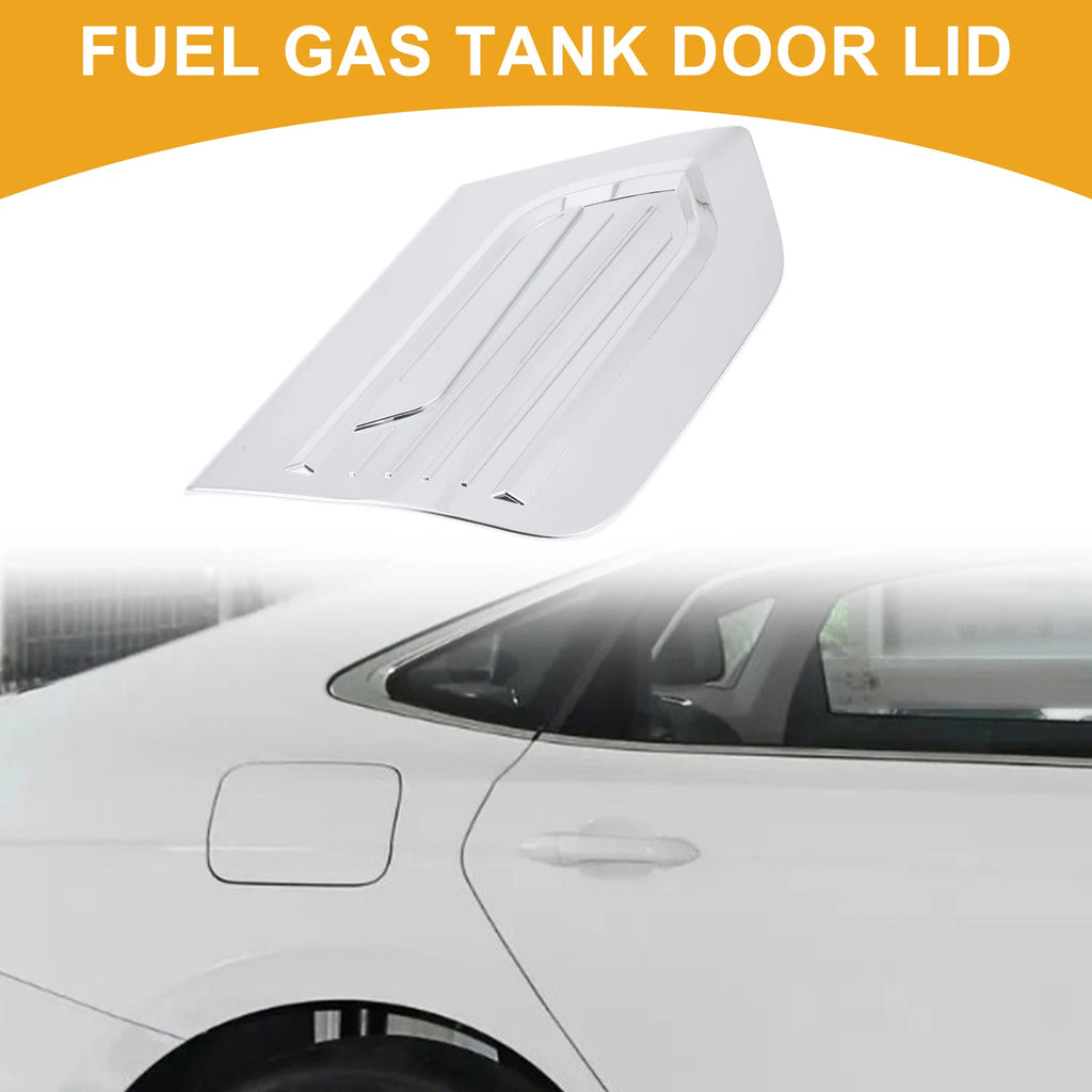 Fuel Tank Door Cap for Honda Fit (2021–2025) Chrome Silver Tone