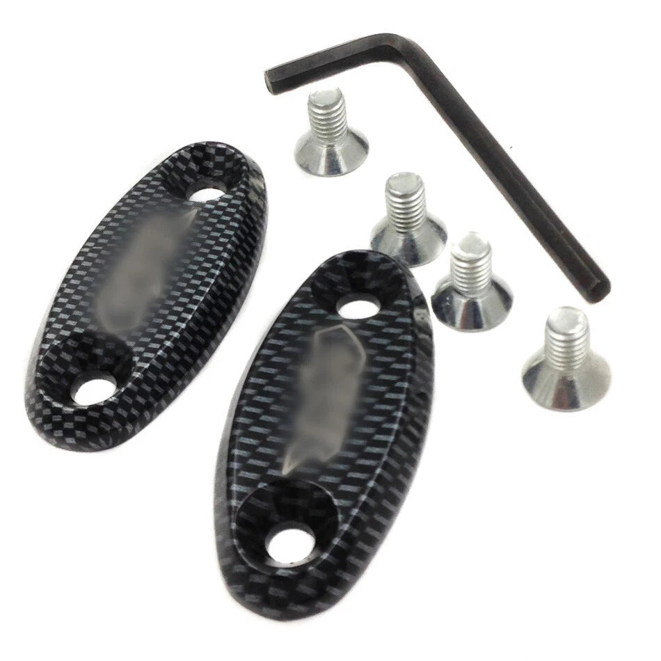 Mirror Block Off Base Plates for Honda CBR 600 F4/F4i, 900RR, 929, 954, 1000RR