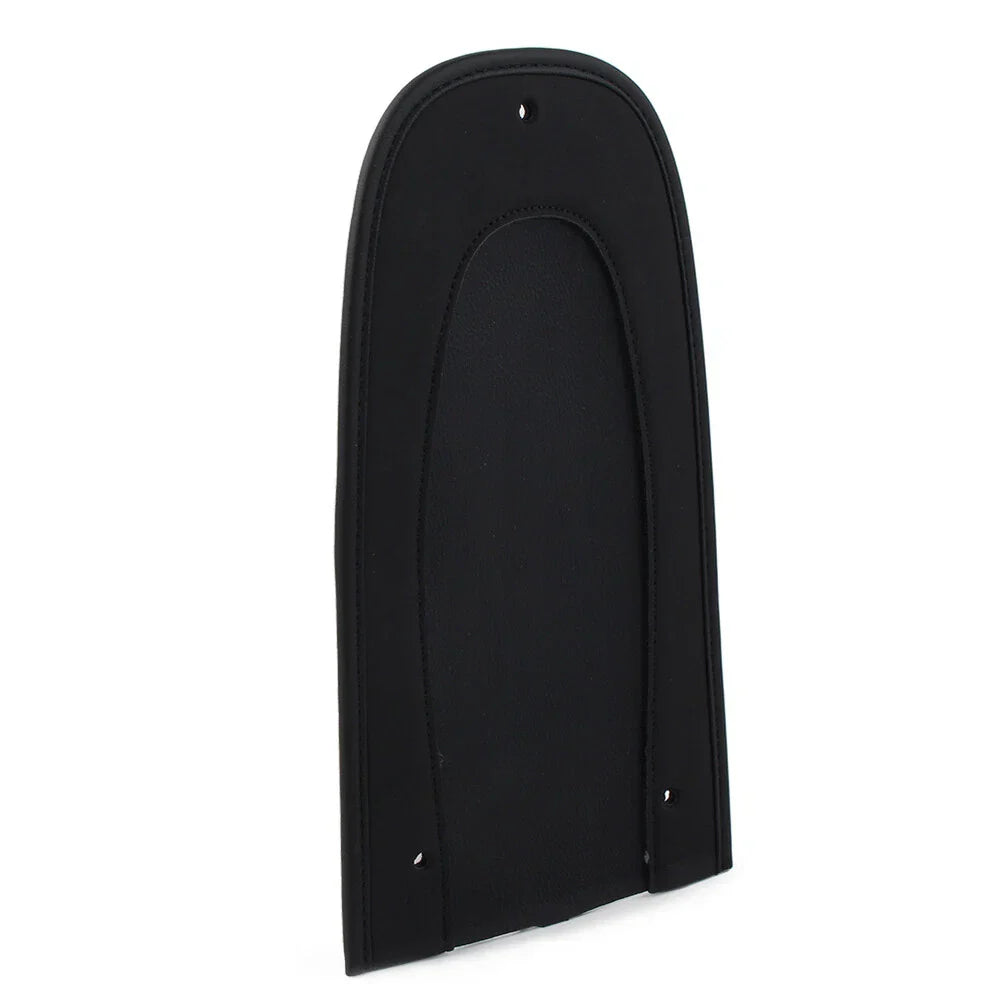 Black Flame Rear Fender Bib Leather Solo Seat for Harley Street Glide (2006-2023)