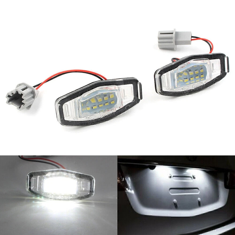 2X Canbus Error Free LED License Plate Light for Honda Accord Civic Acura TSX TL