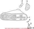 Front Tail Light Socket 1H0953123F for VW Audi