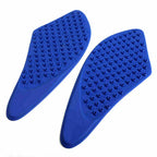 Blue Tank Traction Gas Pad Knee Fuel Side Grips for Kawasaki ZX-6R (2007–2008)