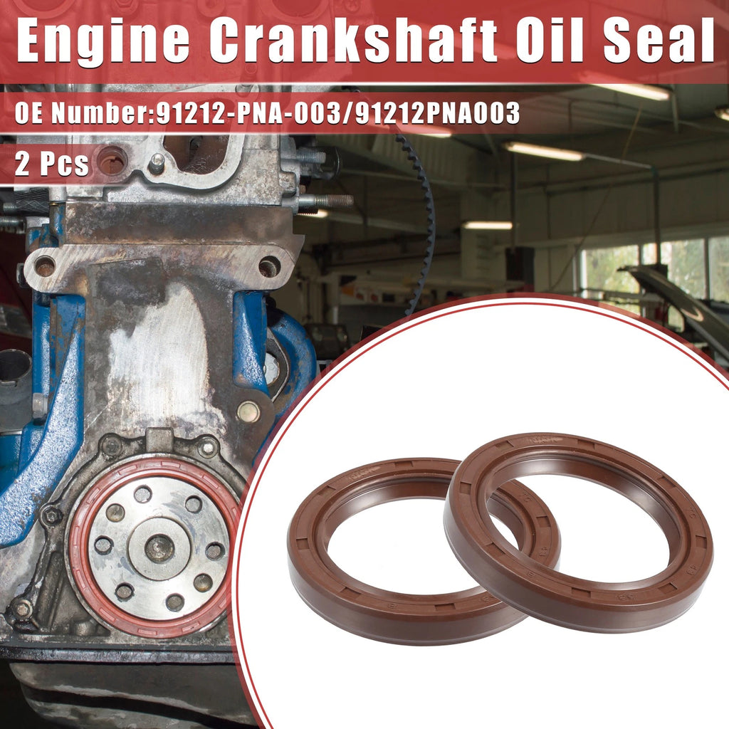 2X Engine Crankshaft Oil Seal for Honda CR-V (2003–2005) Acura No. 91212PNA003