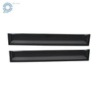 Set of 4 Black Window Visors for Nissan Frontier (2005–2020) Rain Guard