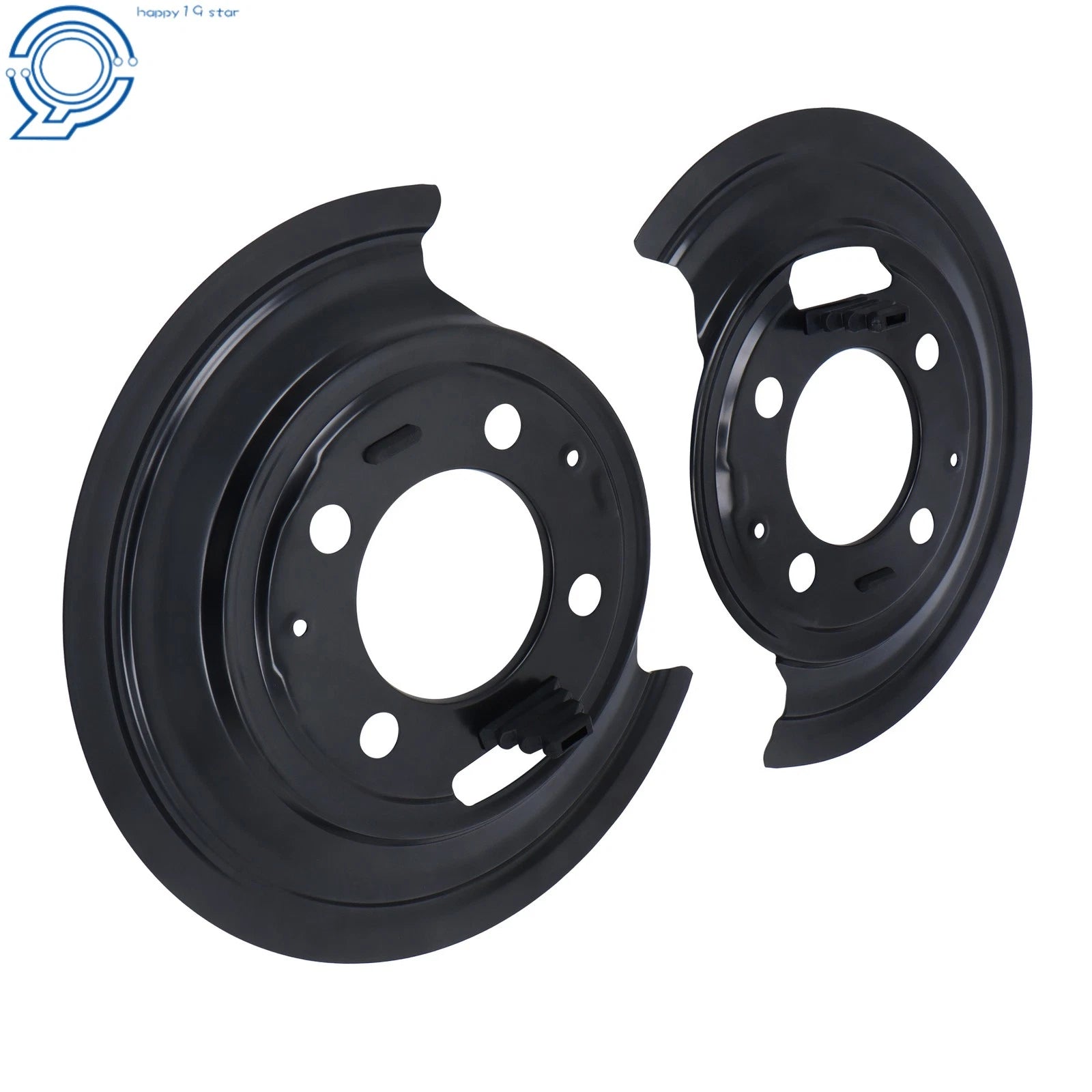 Set of 2 Rear Brake Backing Plates for Ram Truck 2500 3500 (2009–2010)
