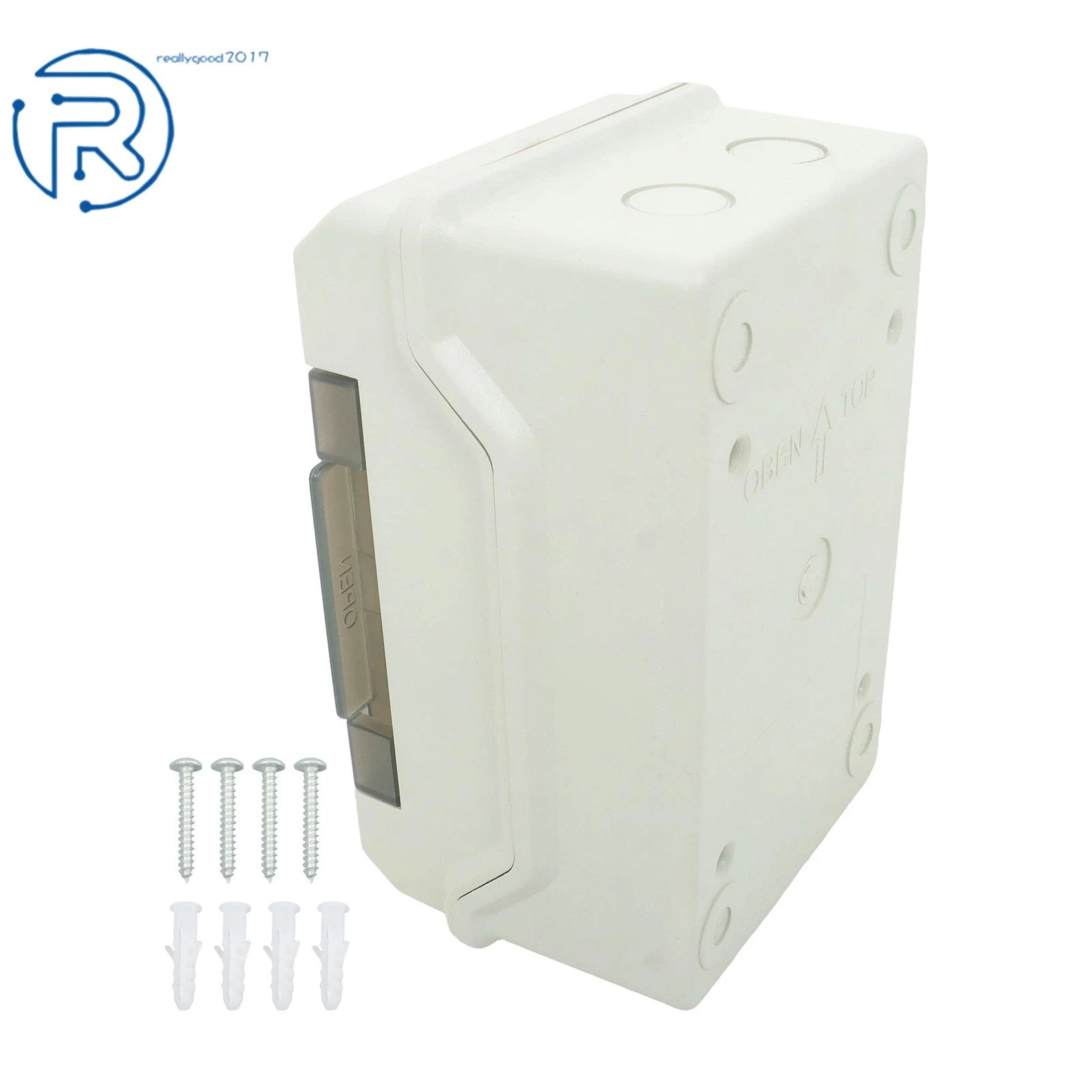 4 Way Power Distribution Box with Bus Bars and Din Rail IP66