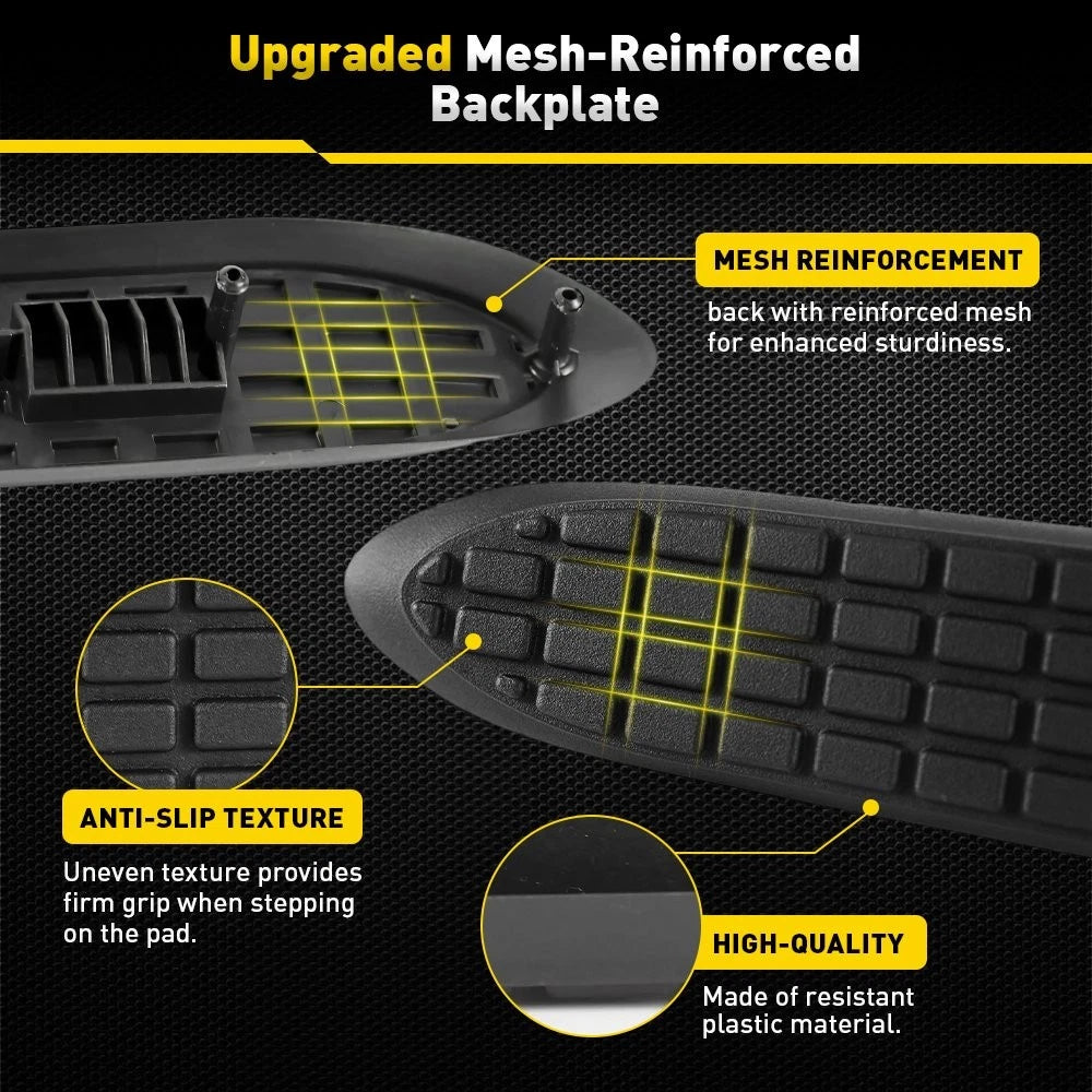 3" Round Nerf Bars for WSP001KIT (Replacement Step Pads)