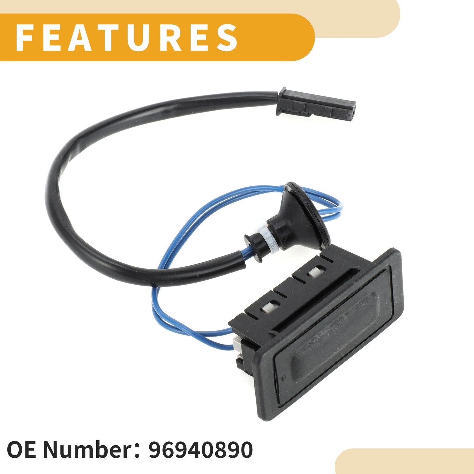 Tailgate Trunk Release Switch for Chevrolet Sonic (2012–2020) No.96940890