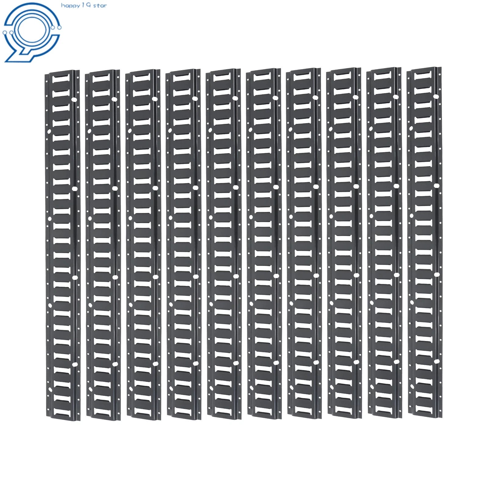 Set of 10 E Track Tie Down Rails for Various Models (4')