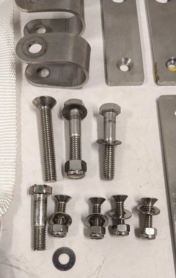 Swivel Snap Shackle Set with Pin, Strap & Bracket for Parts