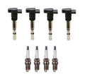 Set of 4 Denso Ignition Coils for U-Groove Conventional (Gap 0.032)