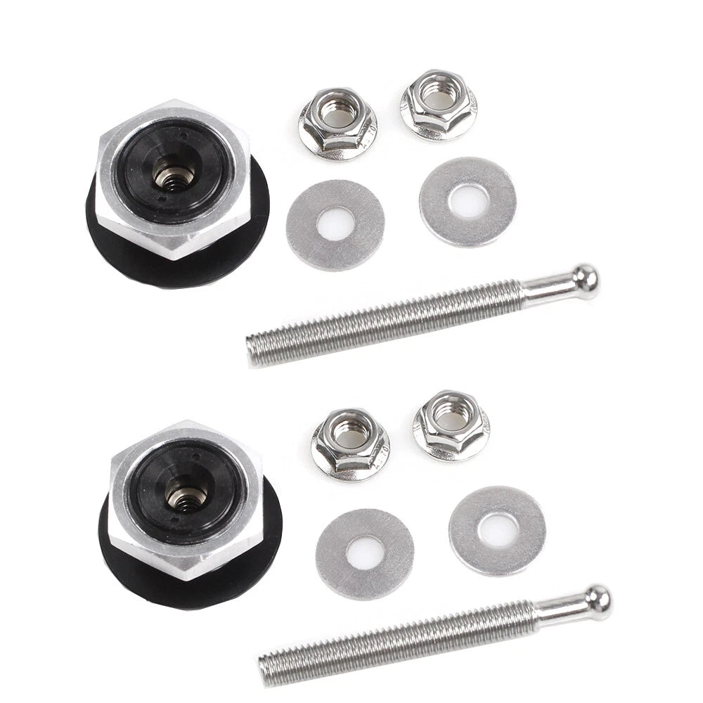 2X Quick Release Hood Pins for Car Bumper Latch