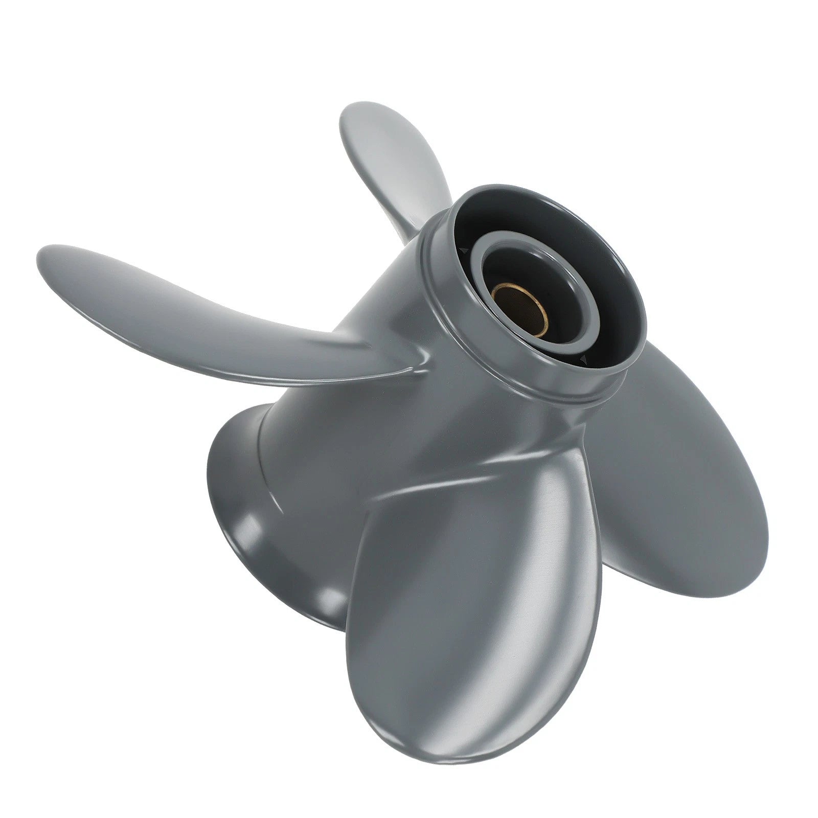 10" 4 Blade Aluminum Propeller for Honda Yamaha Outboard (8-20HP)
