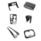 Carbon Fiber Gear Console Panel Cover Trim for Honda Civic (2022-2024)