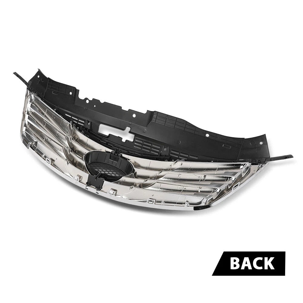 Front Bumper Upper Grille for Hyundai Azera (2012–2014) Black & Chrome