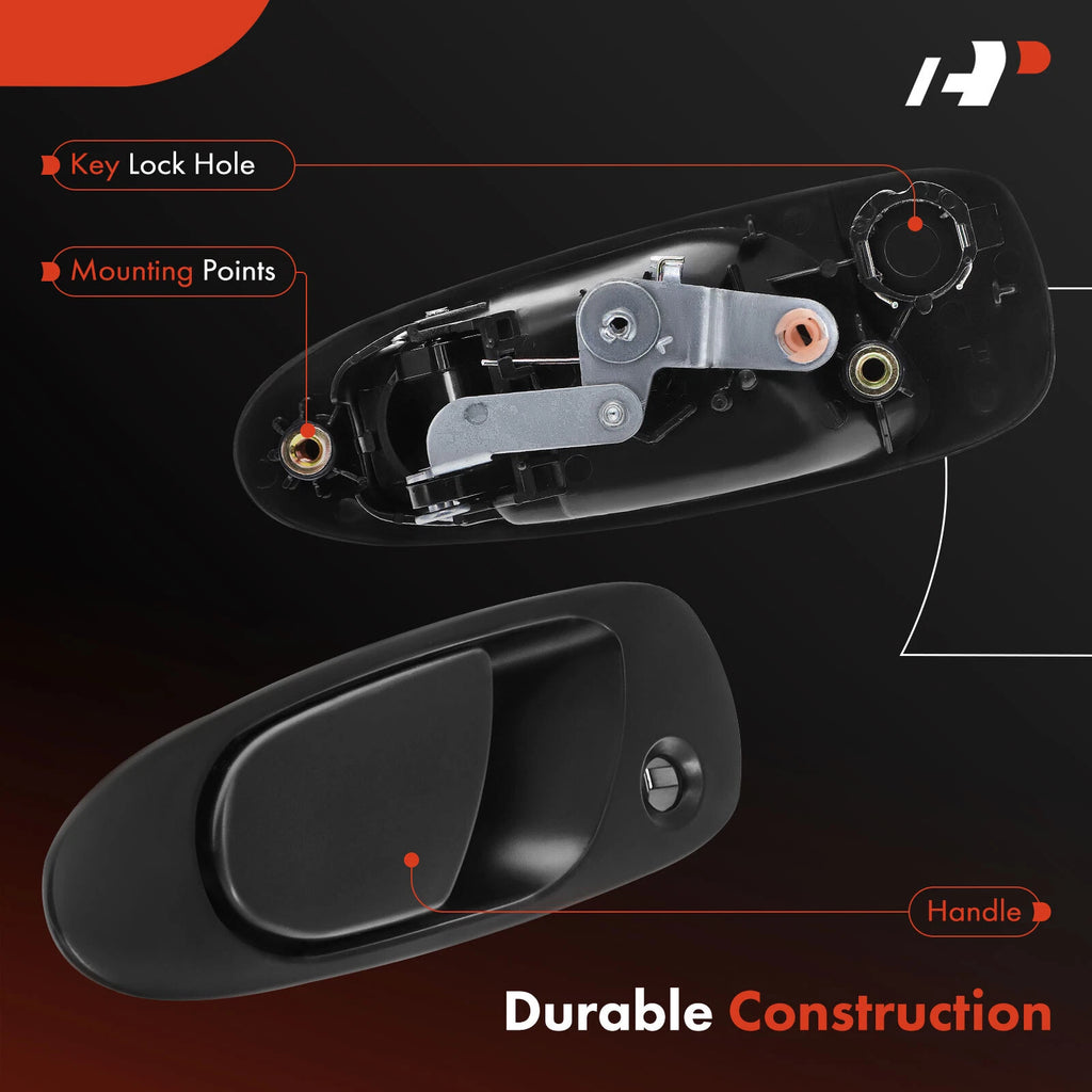 Front Left Exterior Door Handle for Honda Civic (1992-1995)
