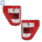 2X LED Tail Lights with Blind Spot for Ford F-150 (2021–2023)