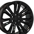 22" Gloss Black Wheel for 1992-1994 Chevy Blazer - RVO4646 - RVO4646