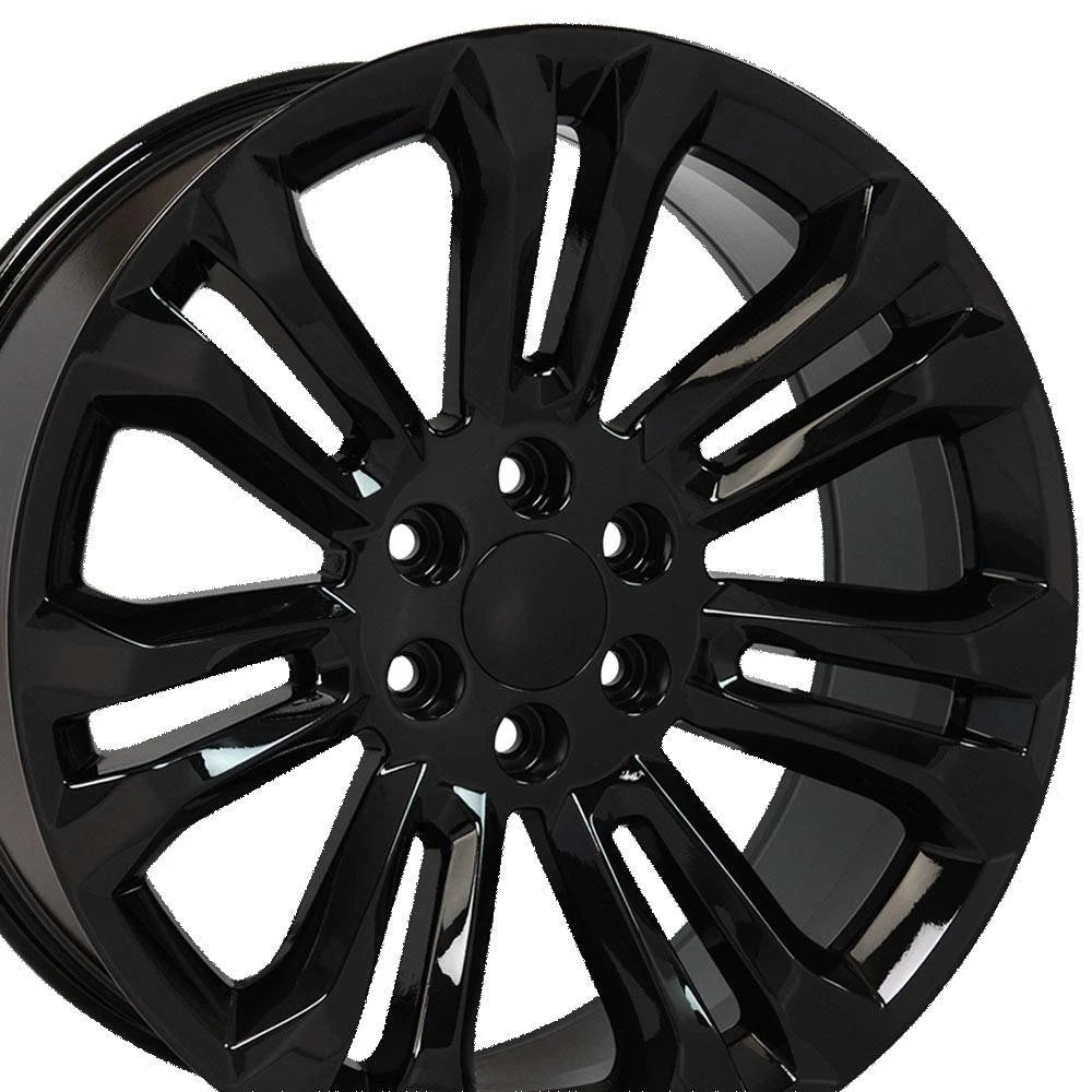 22" Gloss Black Wheel for 1992-1994 Chevy Blazer - RVO4646 - RVO4646