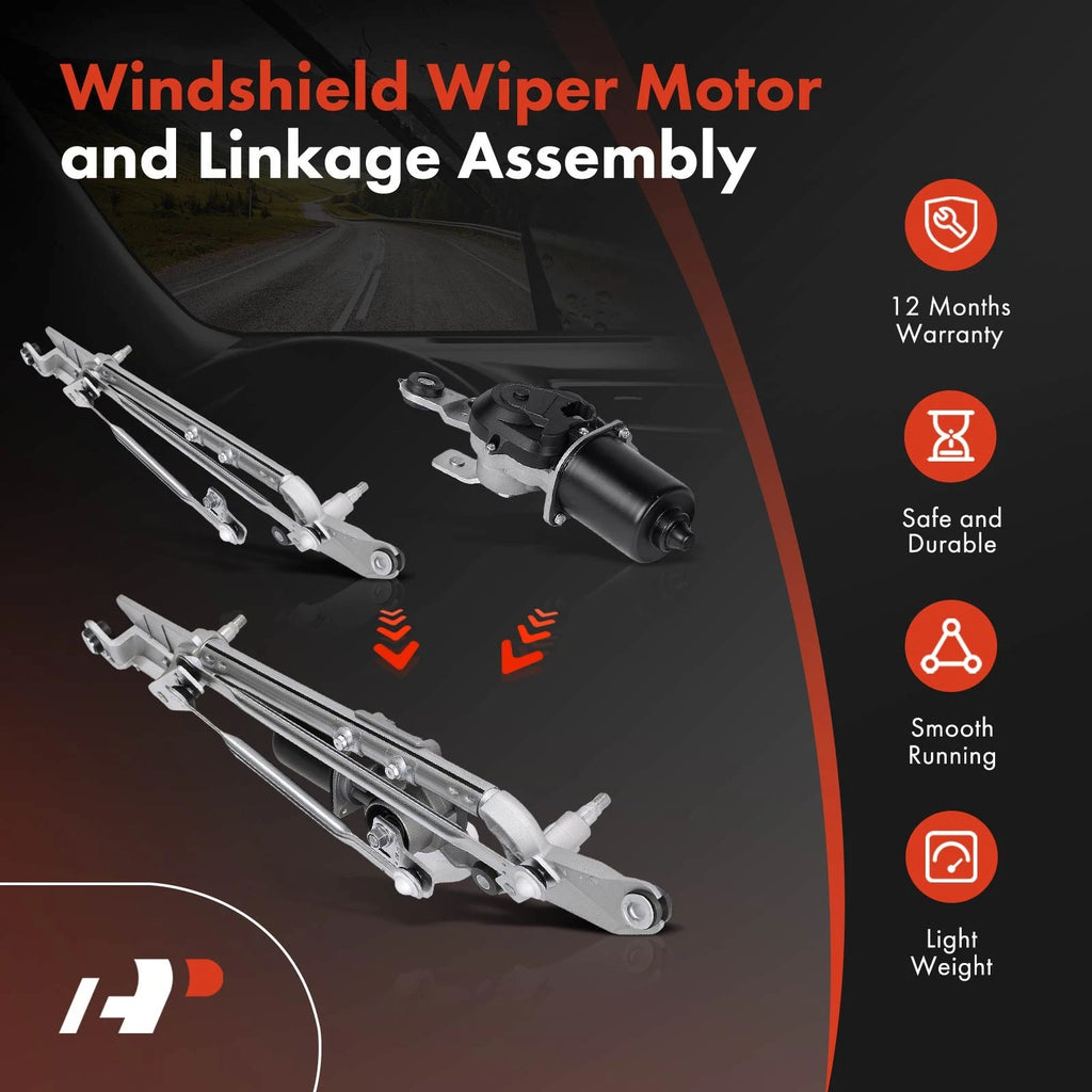 Front Wiper Motor & Linkage Assembly for Nissan Rogue (2008-2013)