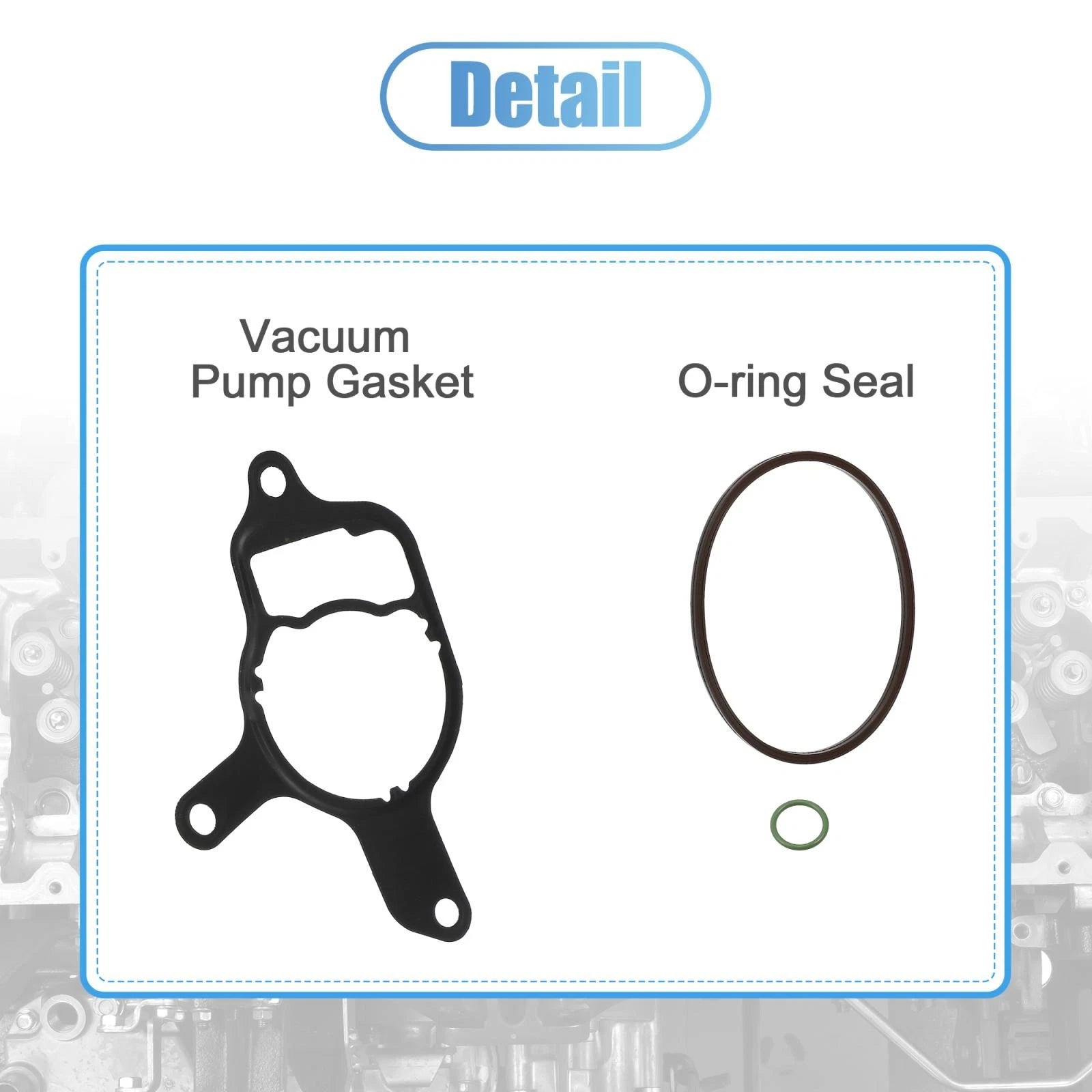 2.5L Vacuum Pump Rebuild Seal Kit for Audi VW 