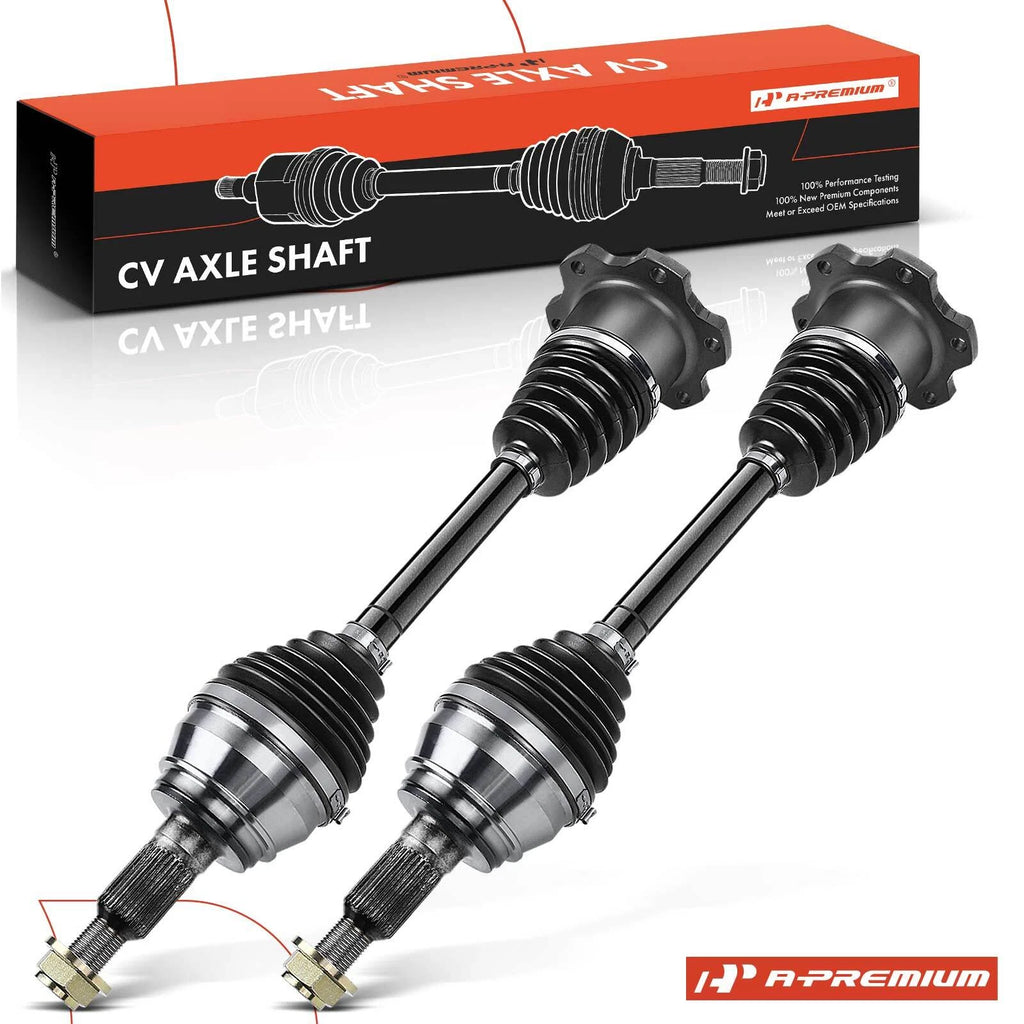 Front CV Axle Assembly Pair for Chevy Silverado 1500 Tahoe GMC Sierra 