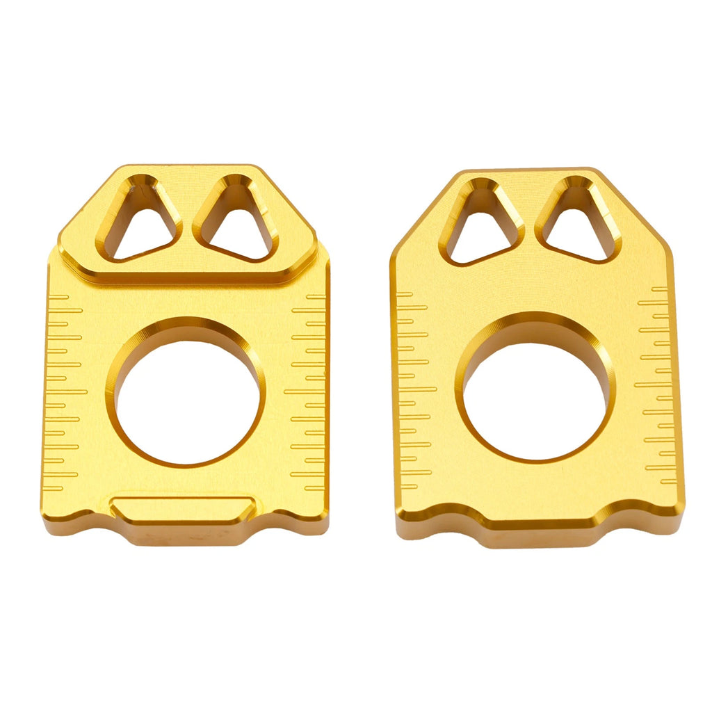 CNC Rear Chain Adjuster Axle Block for Suzuki DRZ400SM 400S 400E (2005–2024) Gold