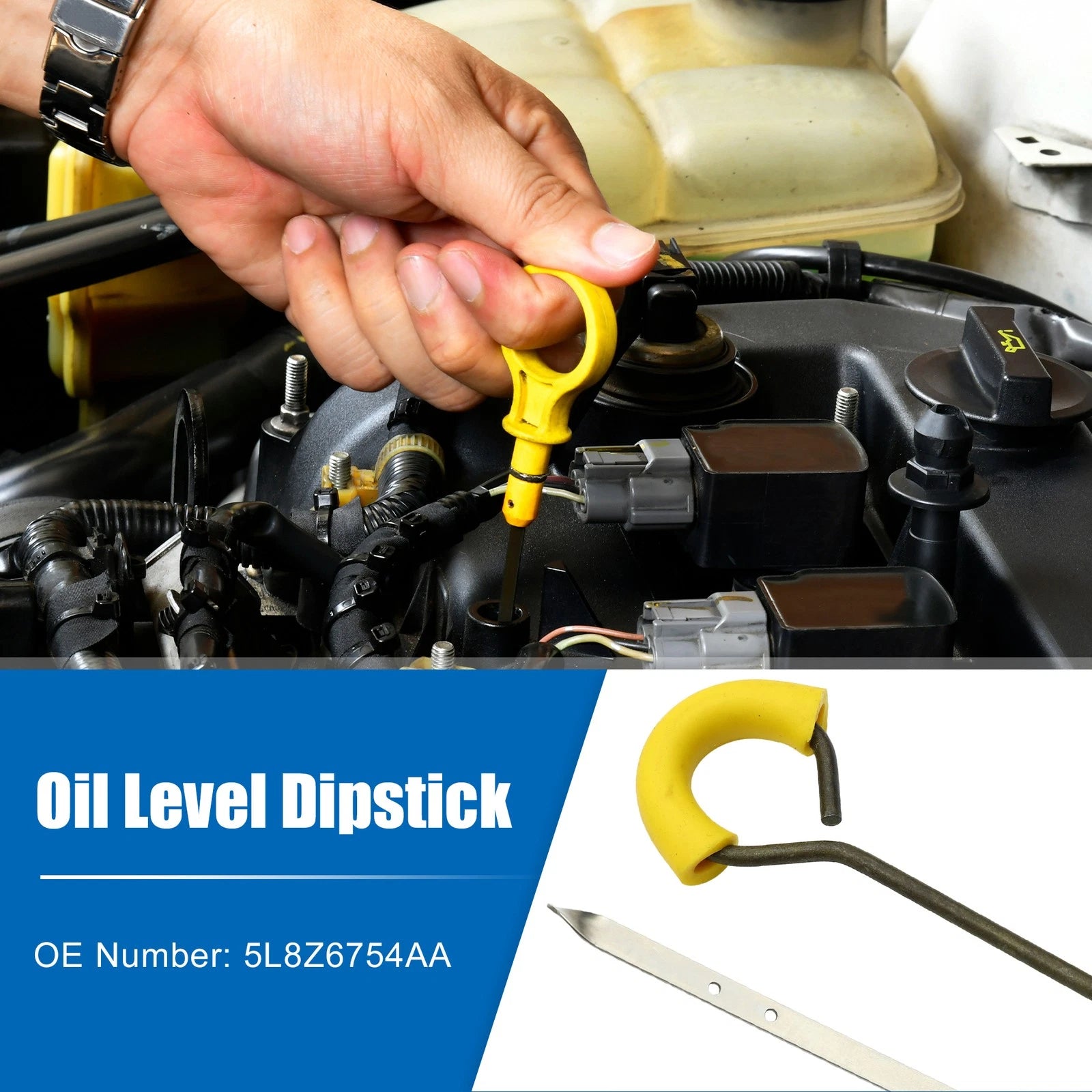 1 Pcs Engine Oil Fluid Level Dipstick for Acura TL Type-S (2007–2008)