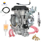 Carburetor & Choke & 51" Throttle Cable for Harley Davidson (1999–2004)