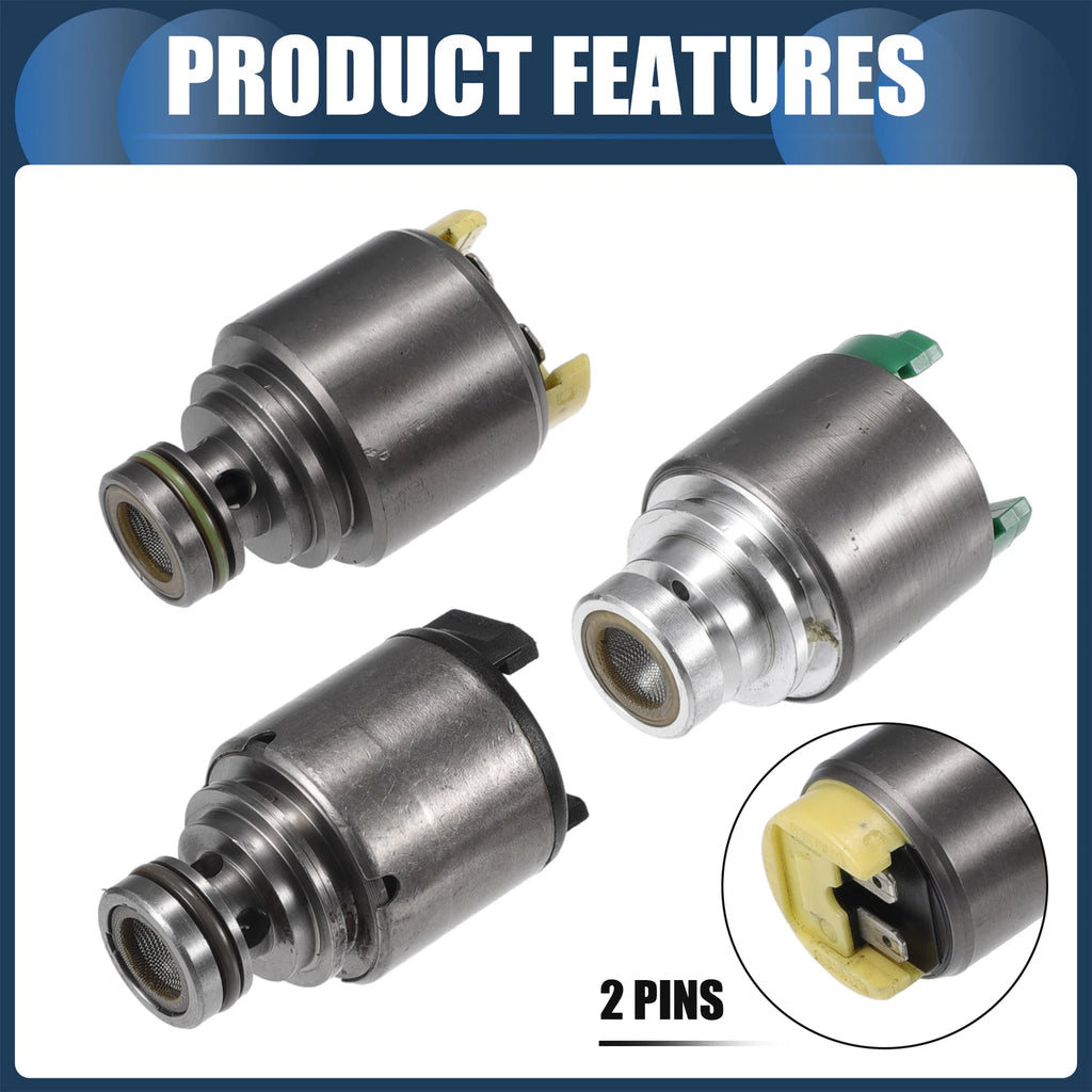 Set of 2 Pressure Regulator Transmission Solenoids for BMW 3 Series (2000–2006) 634149329151