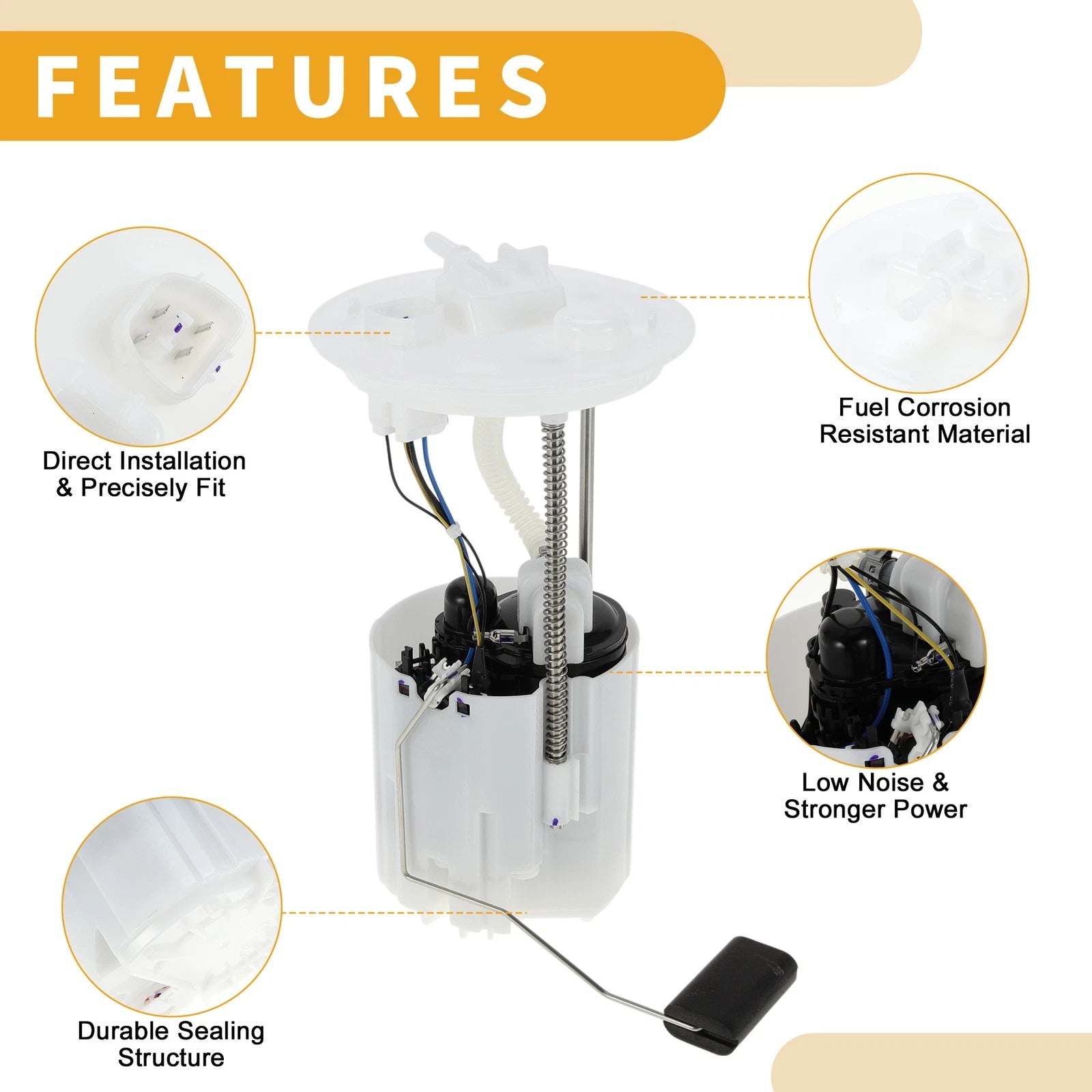 Fuel Pump Assembly for Ford Transit Connect (2018–2022) No.KV6Z9H307E