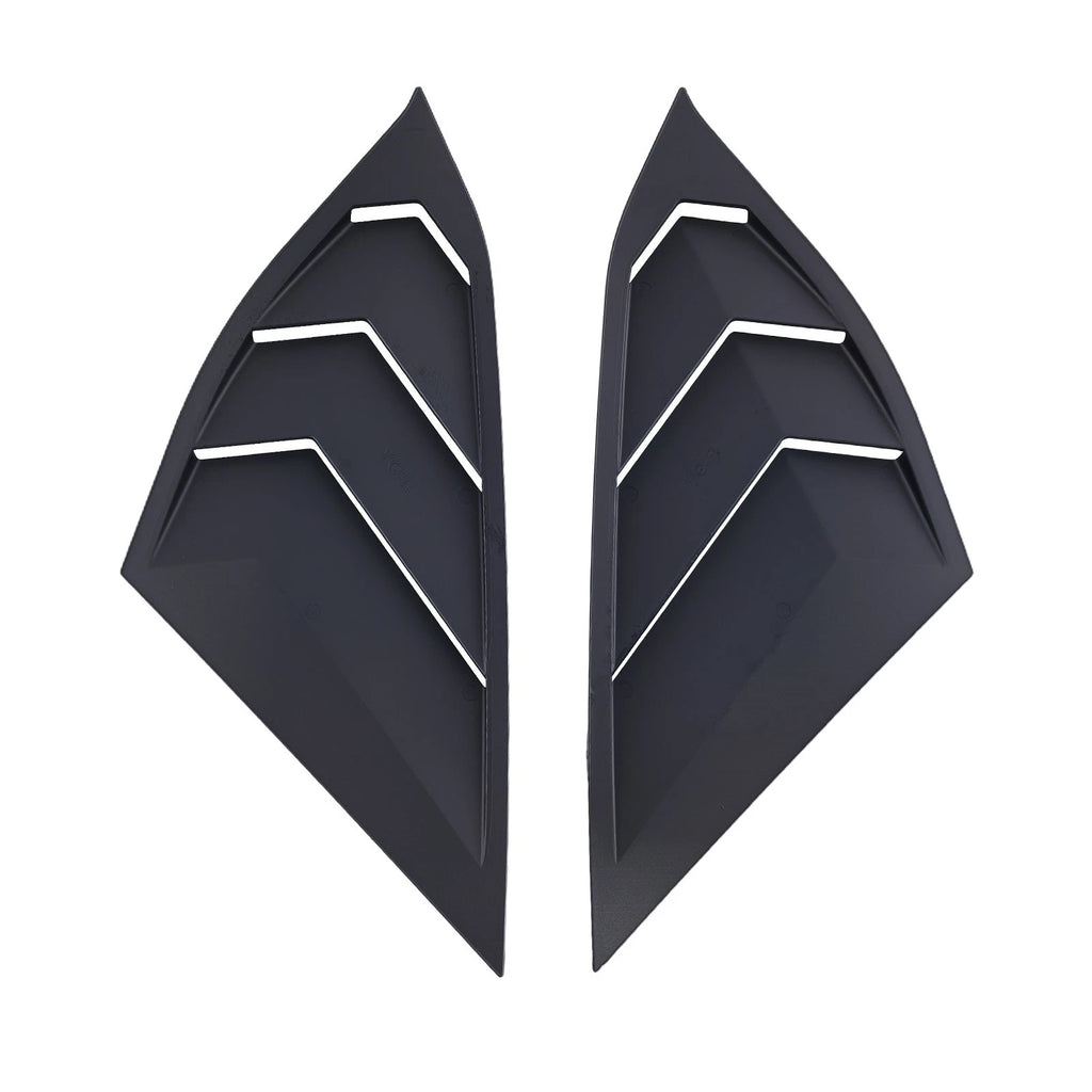 Window Quarter Louvers for Honda Accord Sedan (2018–2022) Gloss ABS