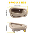 Set of 4 Door Handles for Toyota Corolla (1998–2002) Beige Interior