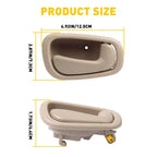 Set of 4 Door Handles for Toyota Corolla (1998–2002) Beige Interior