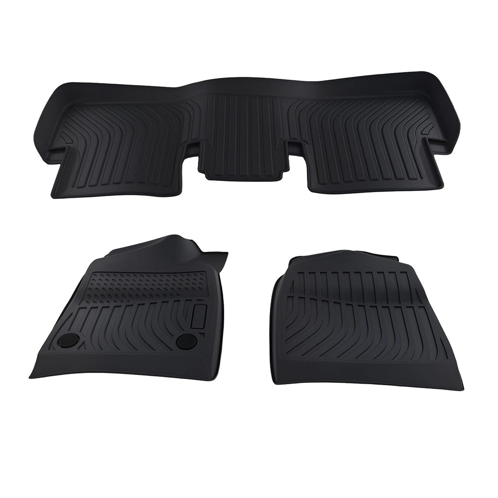 Set of 4 All Weather TPE Carpet Floor Mats for Tesla Model 3 (2024–2025)
