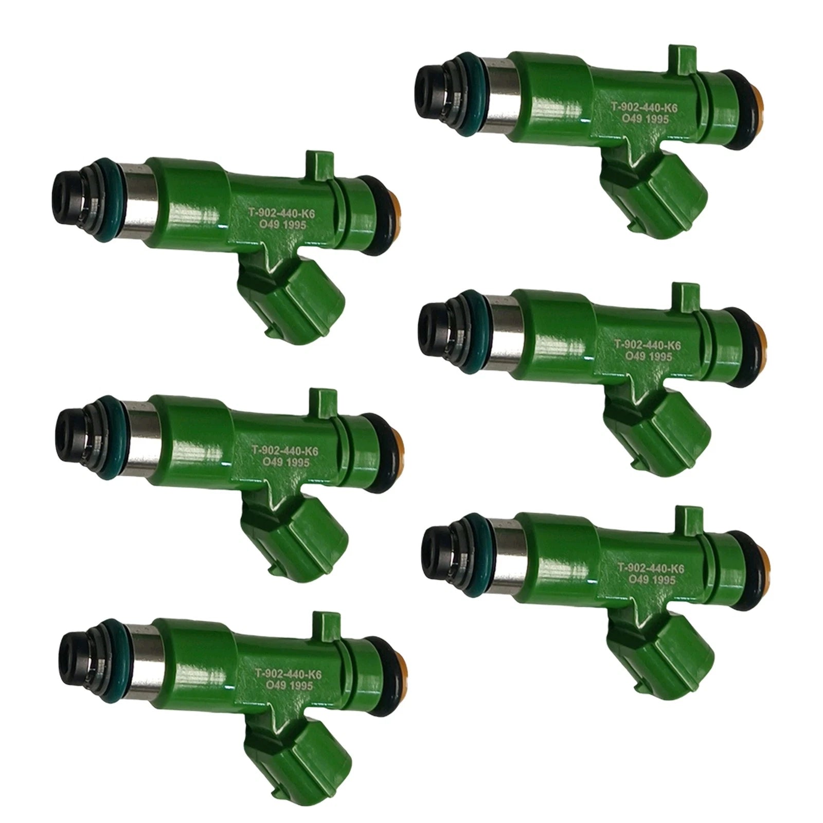 Set of 6 Fuel Injectors for Infiniti FX35 M35h Nissan 350Z Murano Altima V6 (2008–2012)