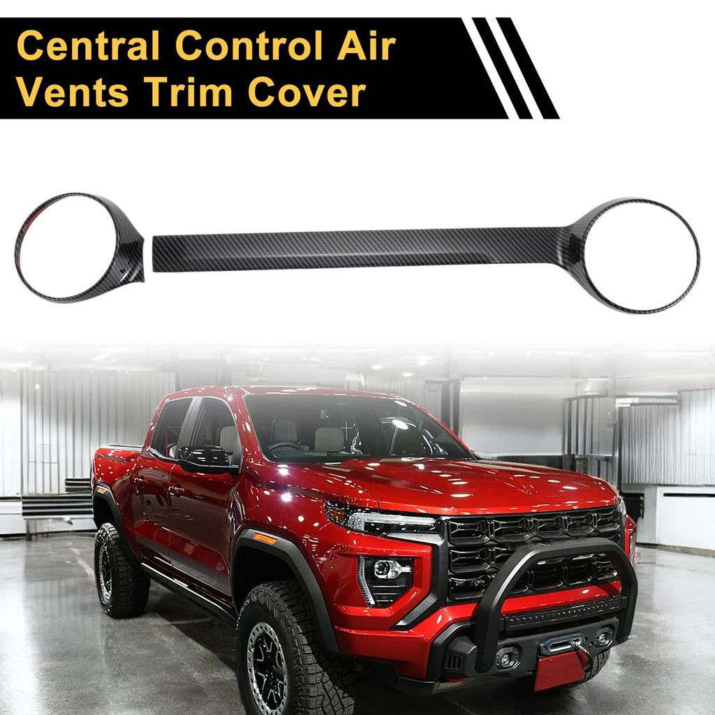 Central Control Air Vents Cover for Chevy Colorado (2023–2024) Carbon Fiber