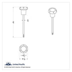 Headlight Switch Rod and Knob Replacement for 1964–1966 Chevy GMC Truck
