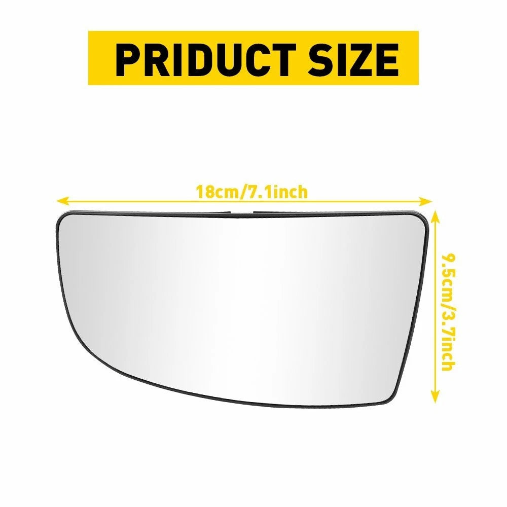 Mirror Glass Lower Convex Driver Side LH for Ford Transit 150 250 350 (2015–2019)