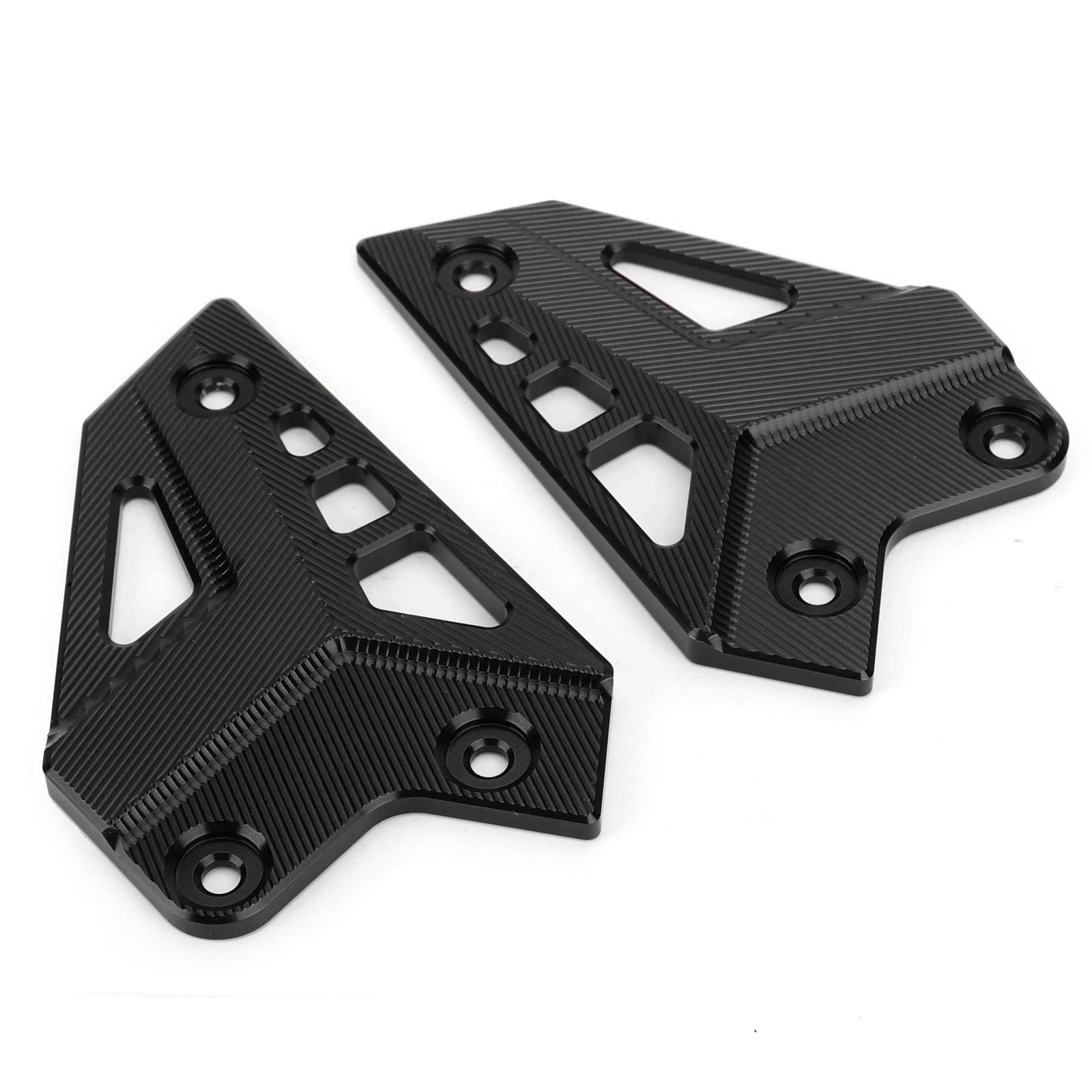 CNC Aluminum Heel Guards Rearset Plates for Kawasaki Z900 (2017–2020)