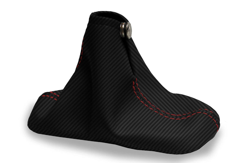 Manual Shift Boot Cover for Chevrolet Cavalier (2000–2005) Carbon Fiber Red Stitch