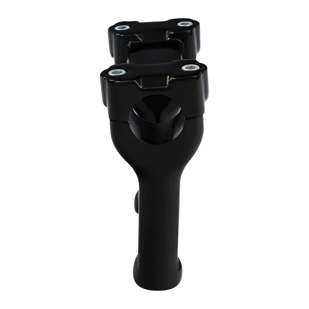 4" Black Handlebar Risers for Harley Dyna Softail Fatboy