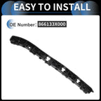 Left Rear Bumper Retainer Bracket for Hyundai Elantra (2011-2016)