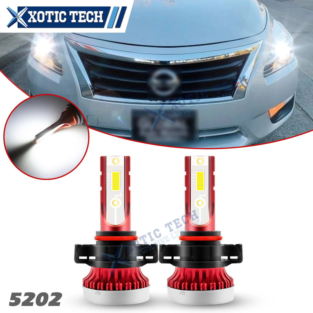 2Pcs Xenon White COB LED Daytime Running Light Bulbs for Nissan (2010–2021)