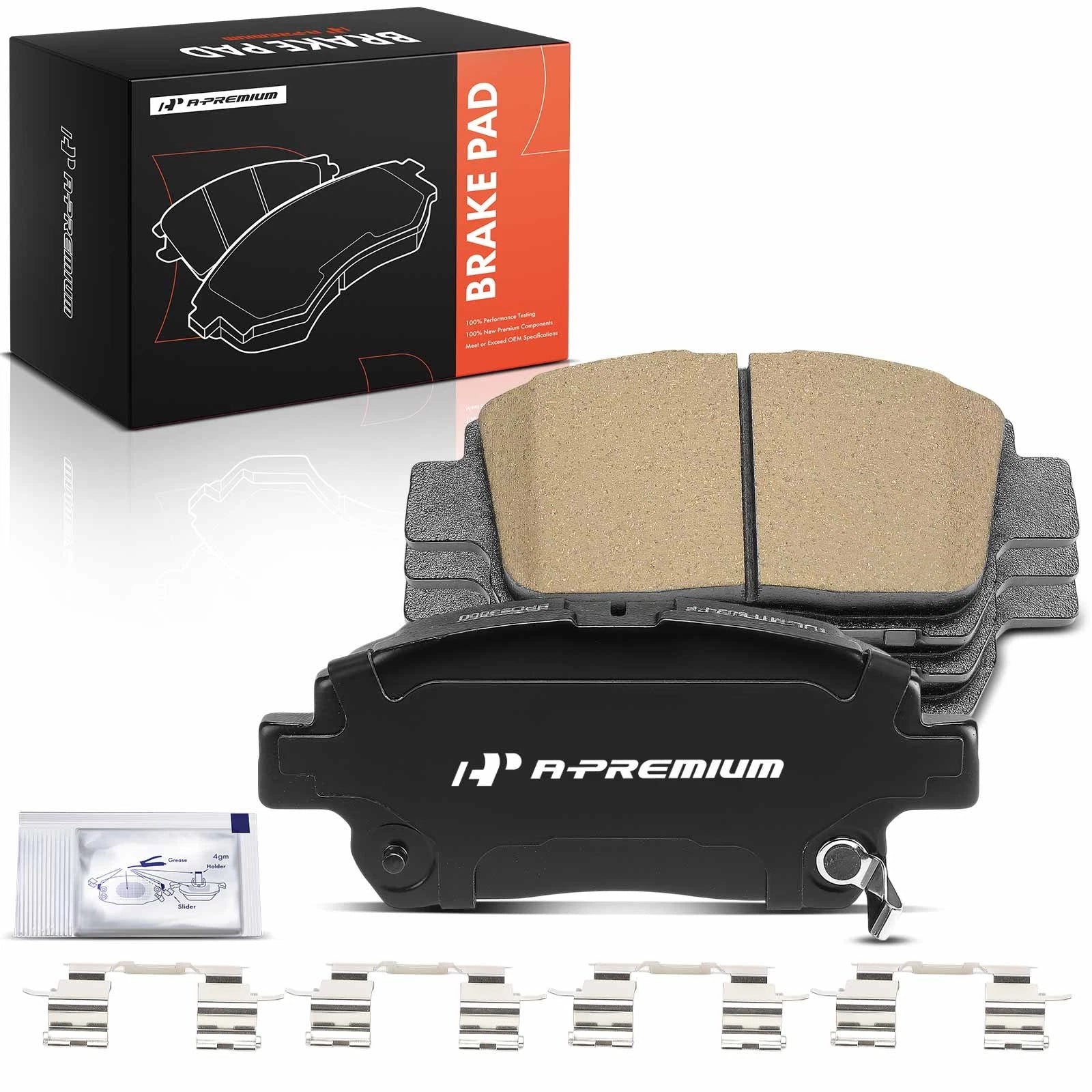 Ceramic Brake Pads for Toyota Prius (2001–2009) and Scion xB (2004–2006)