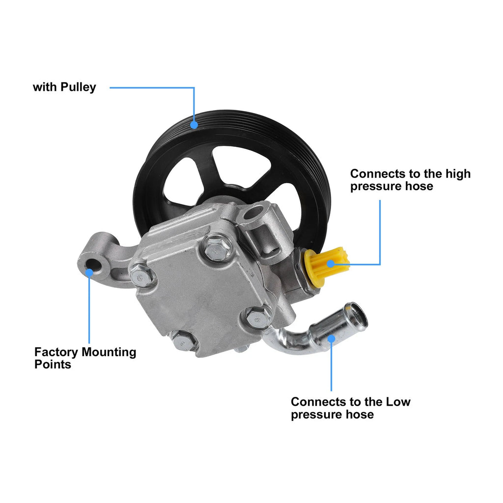 Power Steering Pump with Pulley 20954812 for Chevy Traverse (2009–2017)