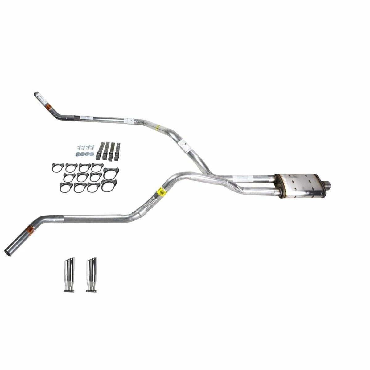 Dual Exhaust 2.5" Pipe for Dakota (1987–1996) Magnaflow RC Tip Corner Exit