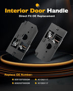 2X Interior Door Handles for Kia Spectra/Spectra5 (2004-2009)