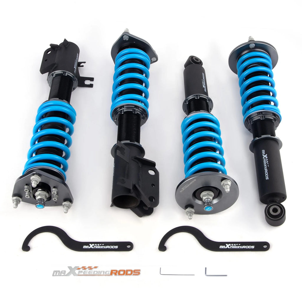 Set of 4 Coilovers 24 Way Damper Struts for Nissan Maxima (2000–2003)
