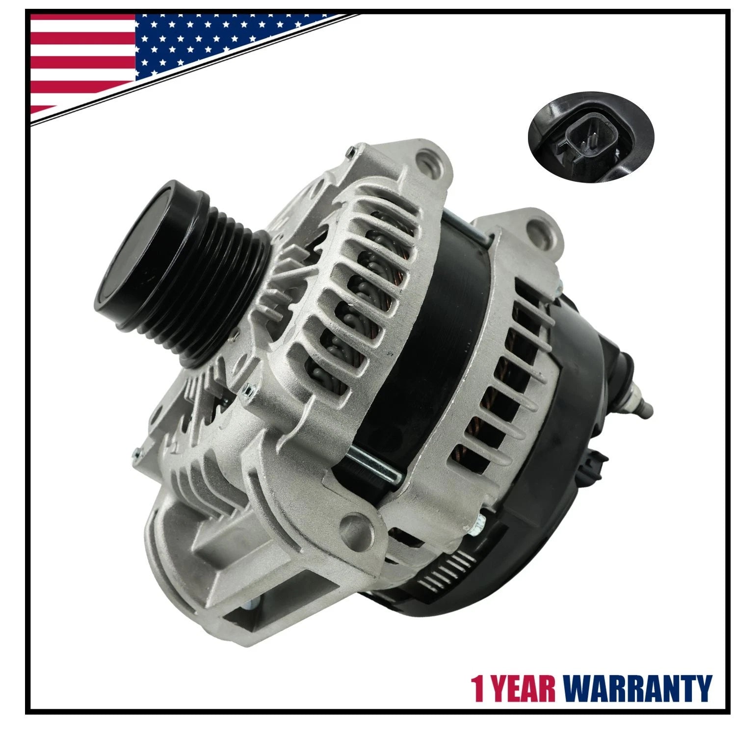 Alternator 4801834AB for Jeep Grand Cherokee (2012–2016) 5.7L V8 220A